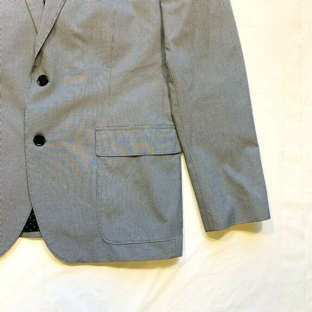Express Photographer Nailhead Fitted Blazer Sport Jacket Coat‎ 2 Button 44R NWOT